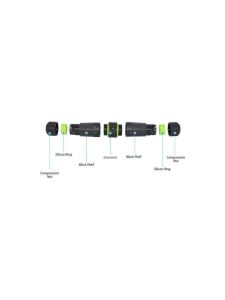 PM-24598 DİŞİ - DİŞİ IP 68 SU GEÇİRMEZ 3.0 USB-A KONNEKTÖR  POWERMASTER