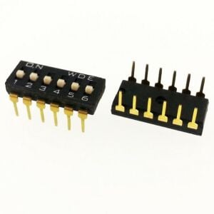 6 Pin Entegre Tip Dip Switch