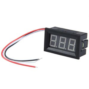 voltmetre digital (0-100v dc ) 48x29x22 ıc-278-2 ekonomik 3 kablolu(DVM-568P)