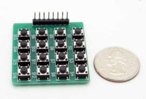 4x4 Matrix Tact Buton Tuş Takımı Keypad 16 Buton