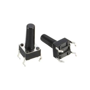 TACT  BUTON  6x6  Siyah 13 mm