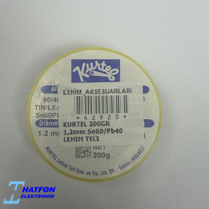 KURTEL 200GR 1,2mm Sn60/Pb40 LEHİM TELİ
