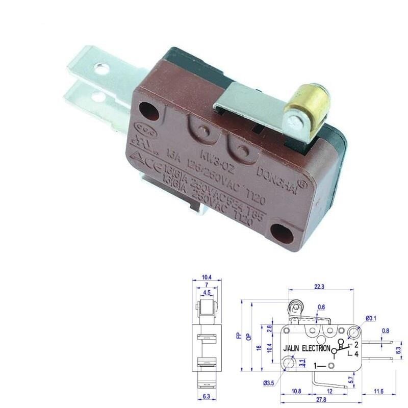 SWİTCH MAKARALI 16x28mm 28mm  15A IC-174 (220V 16A)