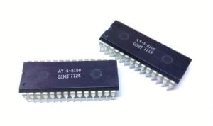 AY-5-8100 Entegre Dip-28 ( Radyo Frekans Sayıcı / Display Sürücü )