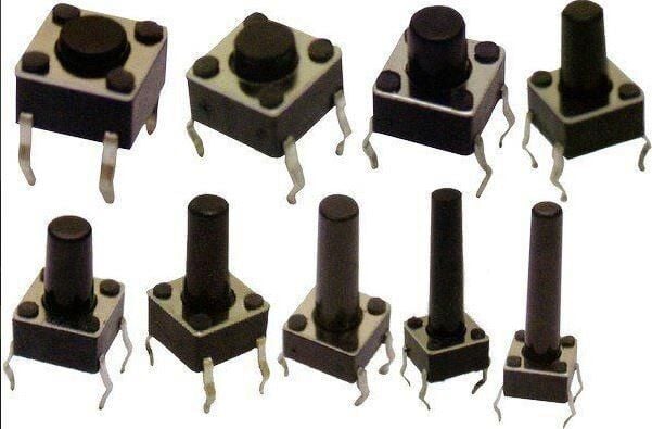 TACT  BUTON  6x6  Siyah 11,5 mm