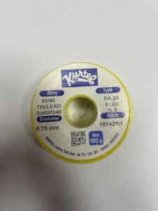 KURTEL 100GR 0,75mm  Sn60/Pb40 LEHİM TELİ