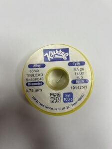 KURTEL 100GR 0,75mm  Sn60/Pb40 LEHİM TELİ