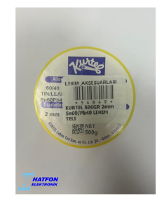 KURTEL 500GR 2mm  Sn60/Pb40 LEHİM TELİ