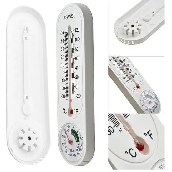 Powermaster PM-24665 Analog Sıcaklık Nem Ölçer Termometre duvar tipi