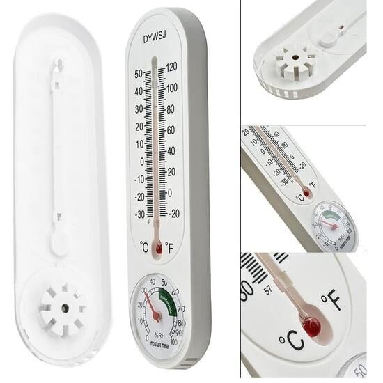 Powermaster PM-24665 Analog Sıcaklık Nem Ölçer Termometre duvar tipi