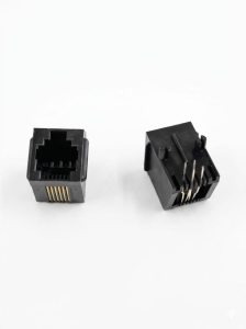 TELEFON  KONNEKTÖRÜ  6P/6C  90°  DERECE  PCB  TİPİ   DİŞİ   UZUN TİP....