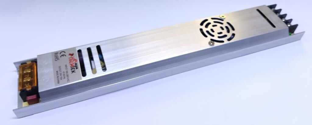 Smps 360-24 24v 15 A Ultra Slim Güç Kaynağı Hıghtek 308x52x22 mm Fanlı