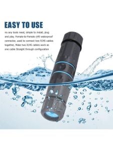 WPI-RJ45-02  RJ45 KABLO BİRLEŞTİRME IP68 KONEKTÖR (TTF)