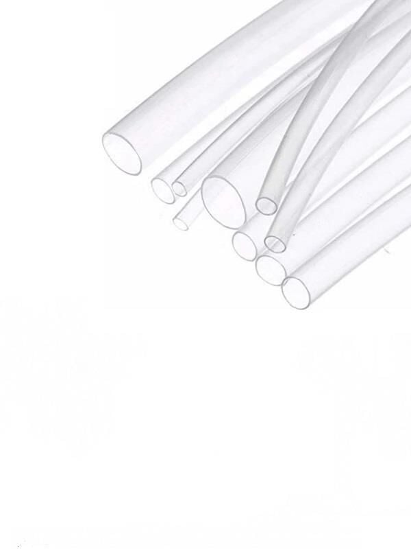 Woer Makaron 6,4 mm Şeffaf (1 Metre)