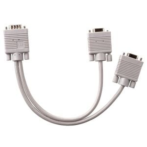 S-link VGA152  Kablo Erkek / Dişi + Dişi 20 Cm  Y Tip Çoklayıcı Adaptör