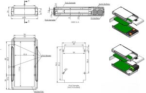 AK-HH-059 Gri 33,5x70x24  AA/9V  Pil Yuvalı Kumanda Kutusu