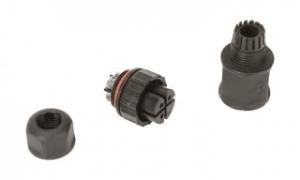 WPF-03000M25  DİŞİ KABLO TİP 3PİN  IP68 VİDALI KONNEKTÖR(TTF)
