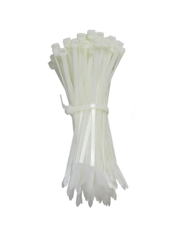 Kablo Bağı 200x4,5 mm Beyaz Etiketli(100 Adet)