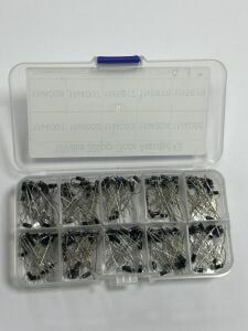10 ÇEŞİT 200 ADET 1N4001-4002-4003-4004-4005-4006-4007-5817-4818-5819  DİYOT SET (X146)