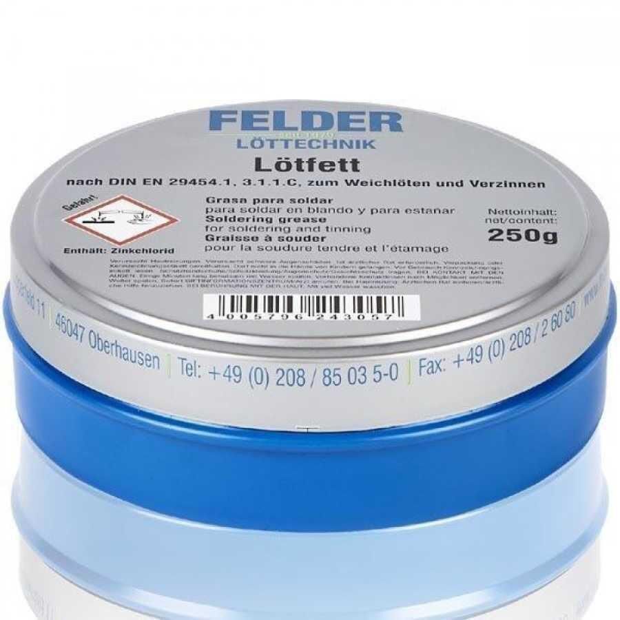 Lehim Pastası Lötfett Felder 250 Gr Made In Germany
