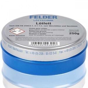 Lehim Pastası Lötfett Felder 250 Gr Made In Germany