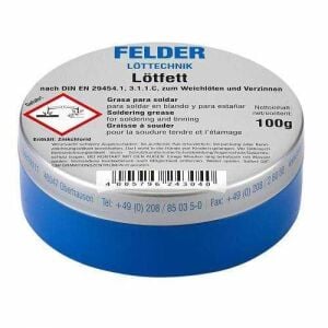 Lehim Pastası Lötfett Felder 100 Gr Made ın  Germany