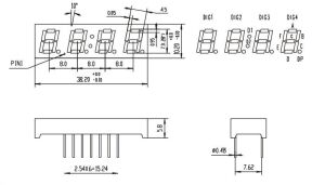 KPF-5461  BSRND-BURN 14 mm 4'lü Anot Display Kırmızı