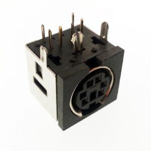 06 LI MİNİ DİN JAK DİŞİ ŞASE TİP 224-6F