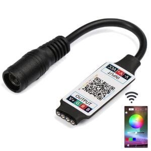 LED RGB Kontrol Devresi BLUETOOTH  RGB  192W 5-24VDC