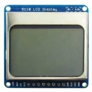 Arduino 1.6 inç Nokia 5110 Lcd Ekran