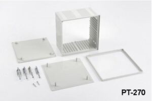 AK-PT-270-23-01 PANEL TİPİ KUTU AÇIK GRİ