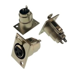 Canon 3 Pin Dişi Şase Tip XLR Konnektör