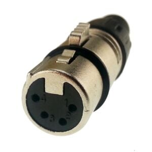 Canon 4 Pin Dişi Kablo Tip XLR Konnektör