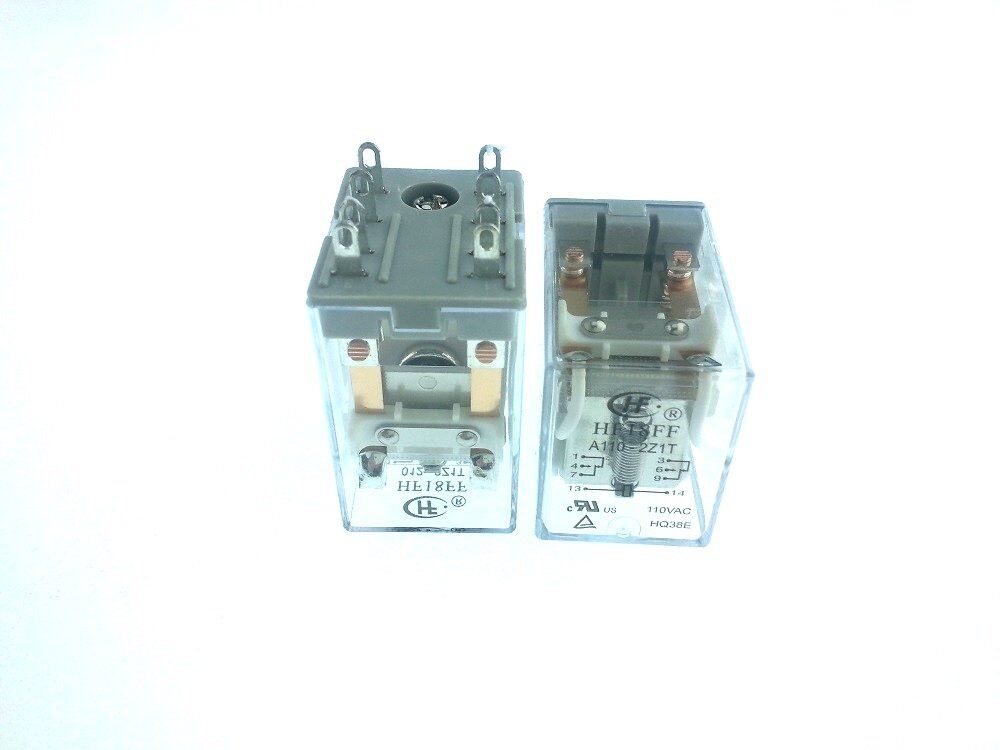 Hongfa Röle, 110V/AC, 2 Kontak, HF18FF & A110-2Z1T