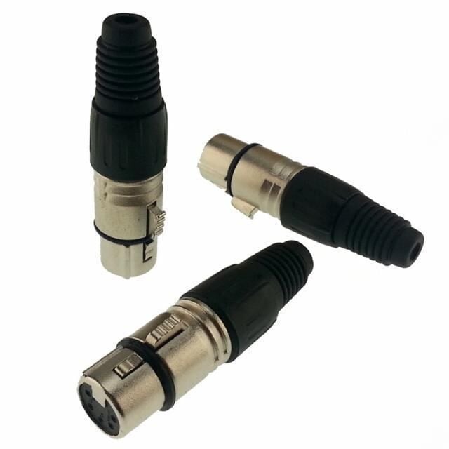Canon 5 Pin Dişi Ara Tip XLR Konnektör