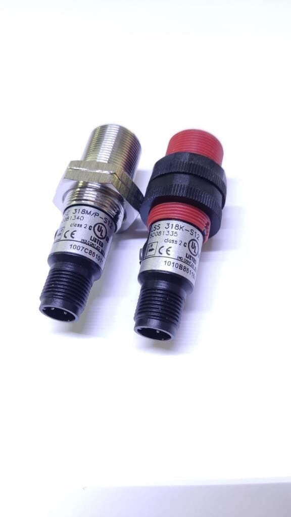 Leuze LSS318K-S12 50081335 + Leuze LSE318M/P-S12 50081340 Alıcı Verici Sensör Takım
