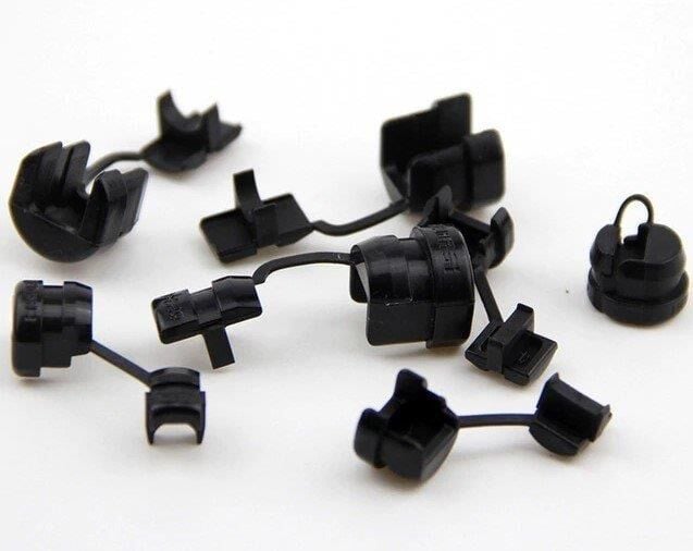 4N-4 Kablo Geçiş Lastiği Kablo Tutucu Ayarlanabilir Gromet 12,7-13,1x11,8mm