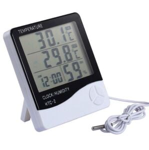 Htc-2 Saat Termometre Isı Nem Ölçer Problu -10/+50°