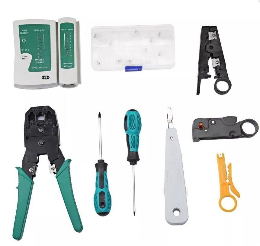Powermaster PM-15953 Rj9-Rj11-Rj45 3'lü Penseli Kablo Test ve Onarım Seti