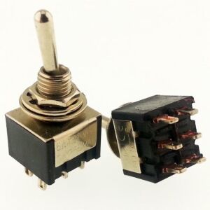 SWİTCH TOGGLE MTS-212  ON ~ ( MOM ) YAYLI 6 Pin IC-146