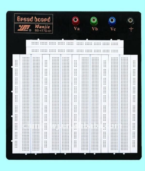 4 LÜ Büyük Boy Breadboard 3220 Delik Beyaz Born Klemensli ( 2,54 Header Uyumlu )