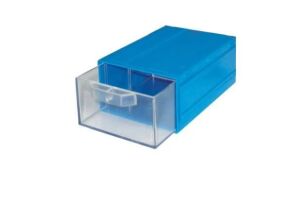 Es-105 Plastik Şeffaf Çekmeceli Kutu 140 x 100 x 50 mm