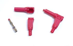 BJ504-1 KIRMIZI 4 mm BANAN JAK CAT II 1000V / MAX. 32A