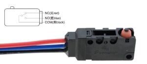 SWİTCH WS2 DONGNAN  KABLOLU 38x16x10mm 3 KABLOLU IP65