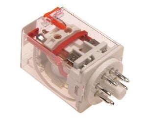 Hongfa Röle, 24V/AC 2 Kontak 8 Pin HF10FH & 024A-2ZT