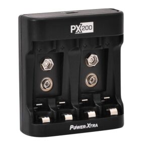 USB PİL ŞARJ CİHAZI  PX200 AA+AAAX4 9VX2 PİL POWER XTRA