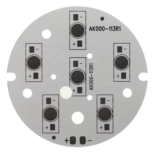LED PCB Yuvarlak 6 led MONO  75mm  A.000-113