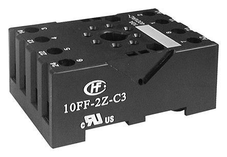 Hongfa Röle, Soket 10A-250V HF10FF & HF10FH