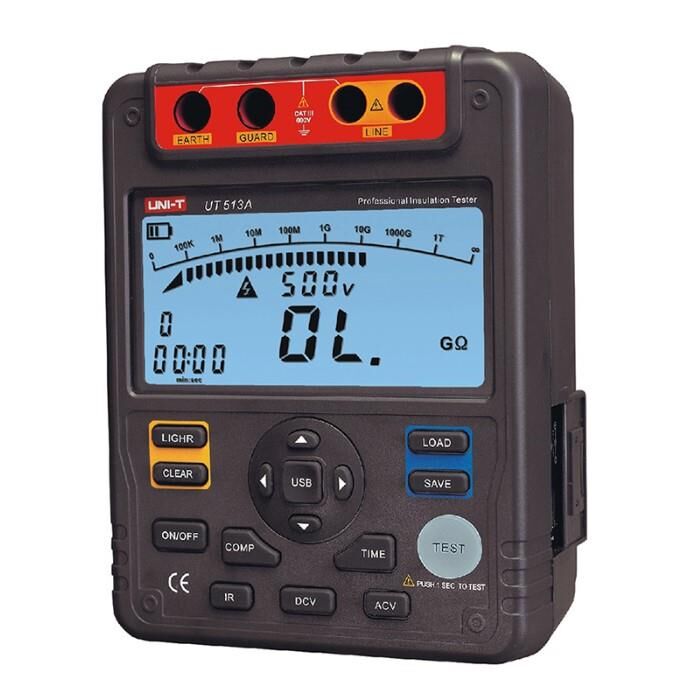 UNI-T UT 513C 5000V 1000G OHM  İZOLASYON TEST CİHAZI