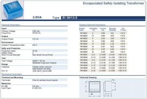 Trafo El-Kom 3VA 2x18V Mavi RN138246